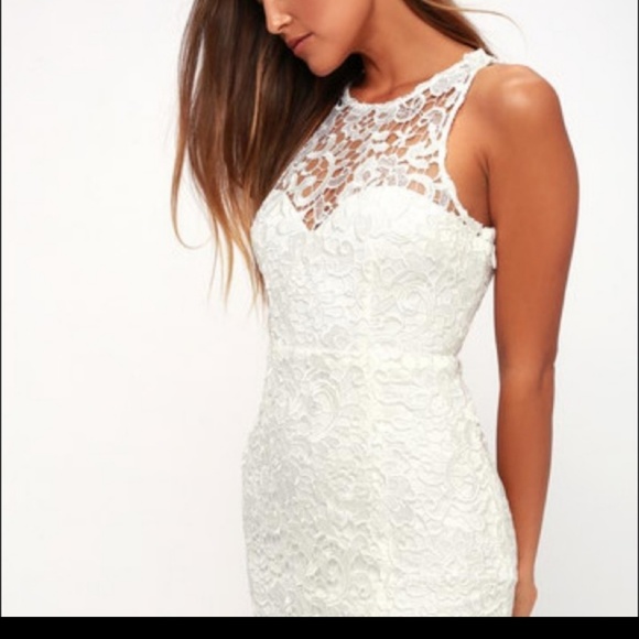 Lulus Dresses & Skirts - Lulu's white wedding/evening gown